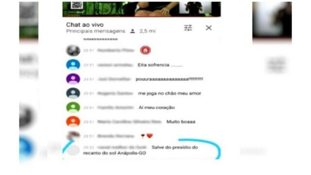Detento fica sem celular após comentar em live de Marília Mendonça, em Anápolis