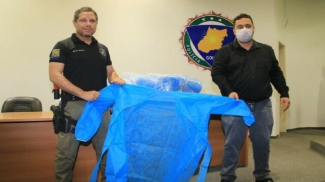 Presidiários confeccionam jalecos para funcionários do IML em Goiás