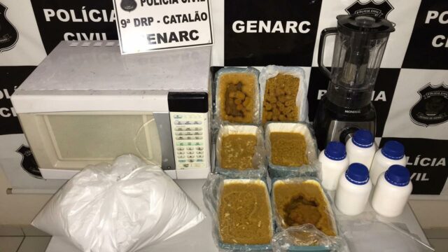 GENARC estoura laboratório de cocaína e prende traficante em Catalão