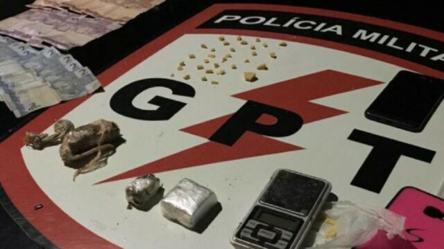 Polícia Militar realiza prisão de dois suspeitos por tráfico de drogas