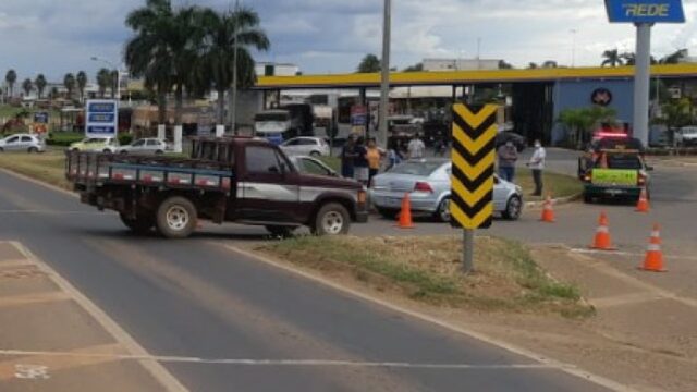 Acidente de trânsito é registrado na BR 050, no perímetro urbano de Catalão