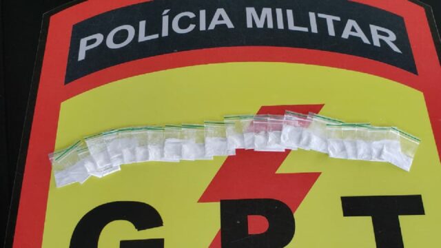 Polícia Militar em Ipameri apreende drogas e prende três suspeitos por tráfico de drogas