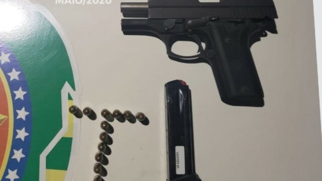 Homem é preso por porte ilegal de arma de fogo, em Catalão