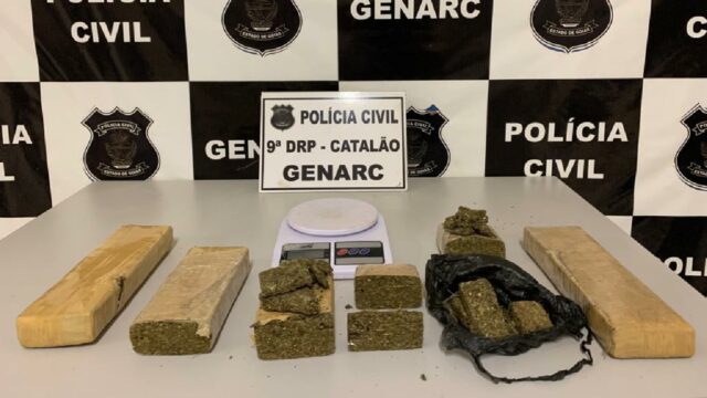 GENAC prende em flagrante dois suspeitos por tráfico de drogas no Bairro Jardim Paraíso
