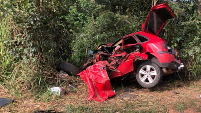Pai e Filha de 09 anos morre em acidente na MG 188, em Paracatu