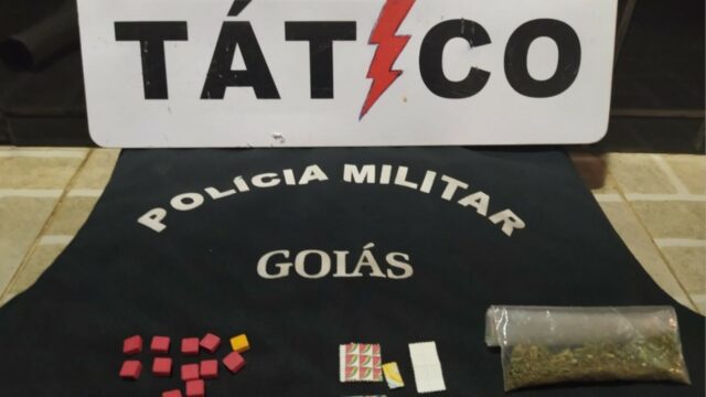 Tático Móvel realiza prisão de suspeito por tráfico de drogas em Catalão