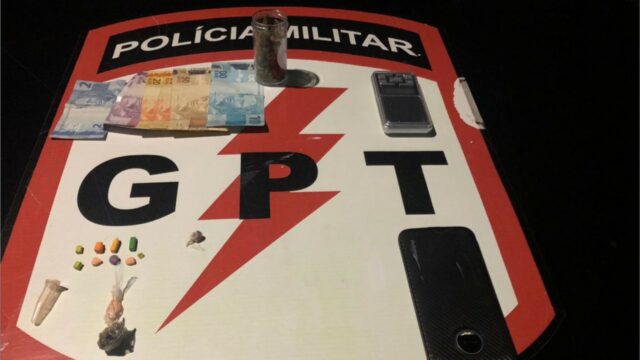 GPT realiza prisão de suspeito por uso de entorpecentes na zona rural
