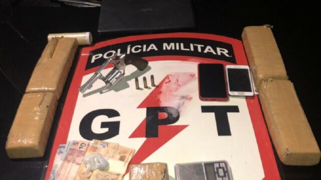 Polícia Militar realiza prisão de suspeitos e apreensão de grande quantidade de drogas em Goiandira