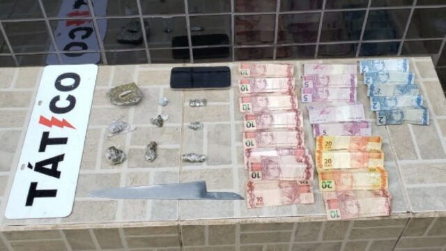 Menor é apreendido com drogas e dinheiro, em Catalão
