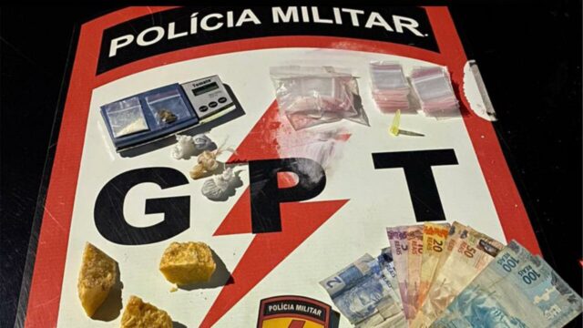 Polícia Militar realiza prisão de suspeita por tráfico de drogas