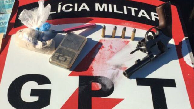 Homem é preso com arma e drogas em Catalão