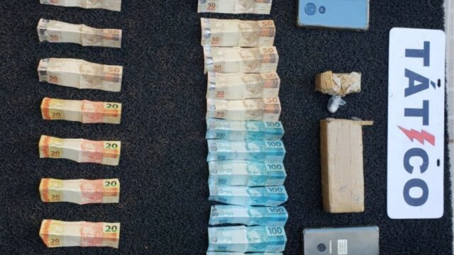 Tático Móvel realiza prisão de suspeito por tráfico de drogas em Catalão