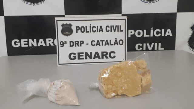 Genarc/9a DRP Prende em flagrante traficante no Bairro São Francisco, em Catalão