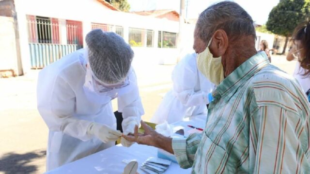 Prefeitura de Catalão por meio da Secretaria de Saúde, Núcleo de Vigilância Epidemiológica, segue com ações de combate e prevenção ao novo coronavírus, em Pires Belo