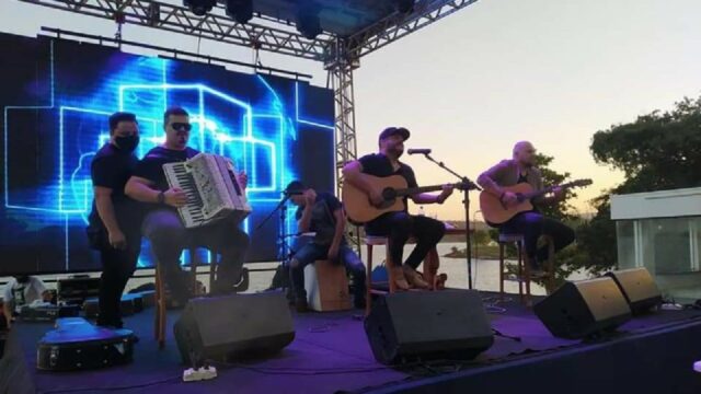 Polícia encerra festa que teve show do sertanejo Bruno, da dupla com Marrone, em Caldas Novas