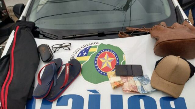 Polícia Militar realizou a prisão um homem logo após ter praticado um furto no centro de Catalão