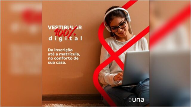 Una realiza vestibular com provas 100% online neste sábado (27)