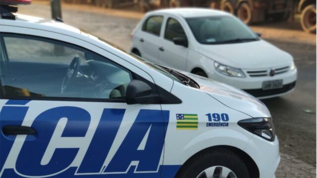 PM recupera veículo furtado durante patrulhamento em Catalão