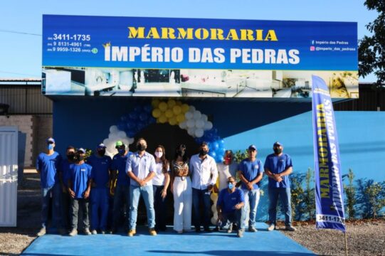 Nova loja Marmoraria Império das Pedras é inaugurada em Catalão
