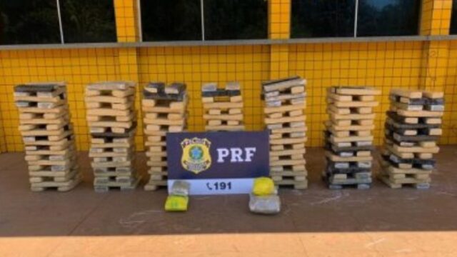 Motorista preso carregava cerca de 260 kg de maconha em Jataí