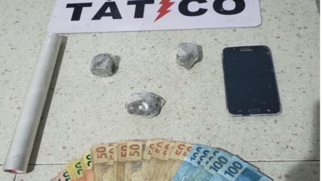 Jovem de 20 anos é preso suspeito de tráfico de drogas em Catalão