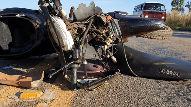 Motociclista fica gravemente ferido após acidente na rodovia GO 210 entre Catalão e Goiandira