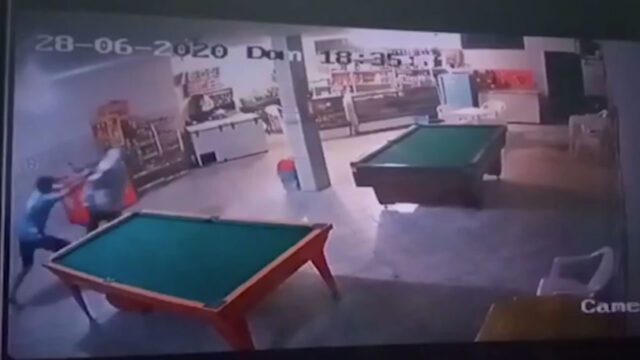 Vídeo flagra momento em que idoso é agredido, em Catalão
