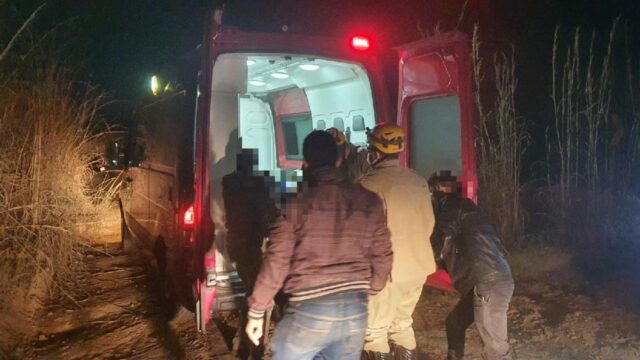 Motociclista fica ferido após perde o controle da motocicleta em estrada vicinal, as margens da GO-210