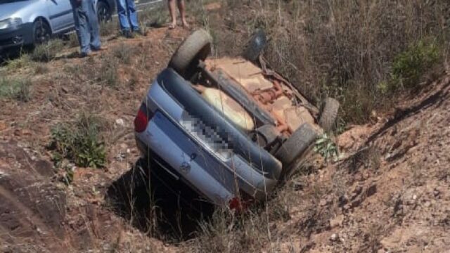 Vereador de Davinópolis e família sofrem acidente de carro na GO 210