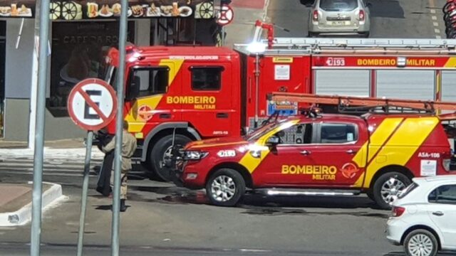 Fritadeira provoca incêndio em lanchonete no Centro de Catalão