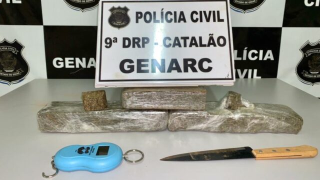 GENARC prende em flagrante o mais antigo traficante de Drogas de Catalão