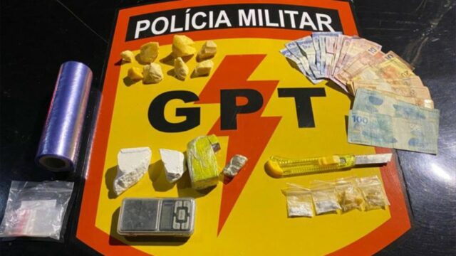 Casal é preso em flagrante por tráfico de drogas em Goiandira