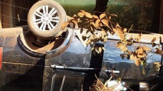 Filhos de Leonardo sofrem acidente de carro no interior de Goiás