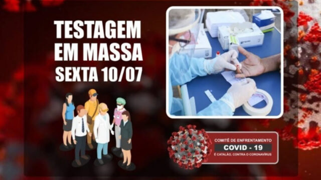 Prefeitura e UFCat realizarão pesquisa com testagem em massa da população catalana