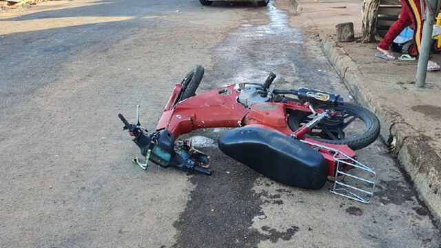 Criança de 4 anos é atropelada por moto no Bairro Pontal Norte