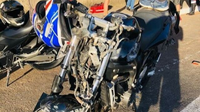 Motociclista escapa sem ferimentos graves de acidente em Caldas Novas