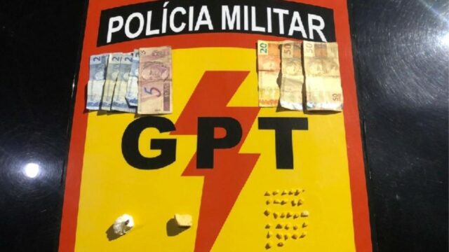 Dois suspeito são presos por tráfico de drogas no Bairro Pontal Norte
