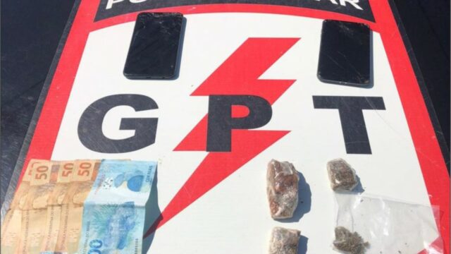 GPT realizou a apreensão de um menor por ato infracional análogo ao crime de Tráfico de Drogas, em Catalão