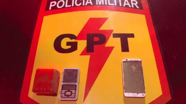 Suspeito por tráfico de drogas é preso pela Polícia Militar em Catalão