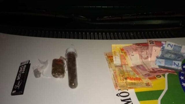 Em Pires do Rio, mais um traficante é retirado das ruas pela Polícia Militar