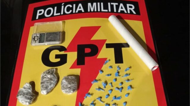 Polícia Militar realiza apreensão de drogas no bairro Castelo Branco II