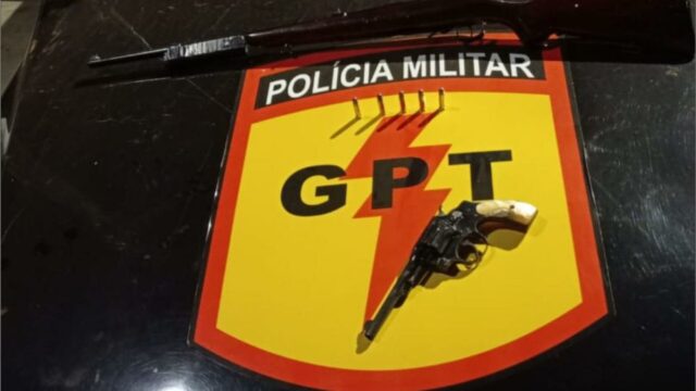 Três suspeitos de crimes de lesão corporal e porte ilegal de arma de fogo são presos em Catalão