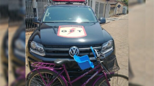 Após furtar bicicleta suspeito é preso pela Polícia Militar em Ipameri