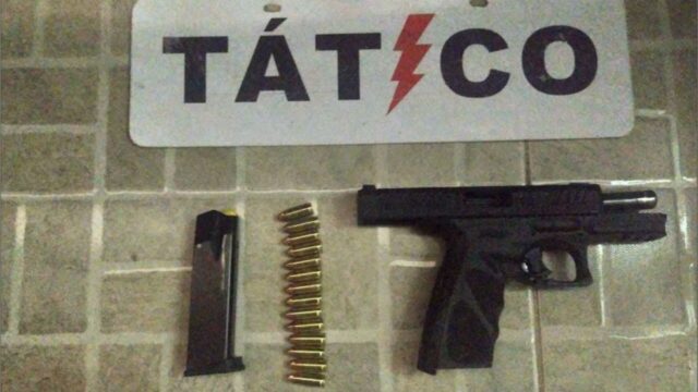 Arma é apreendida e homem é preso por porte ilegal de arma de fogo, em Catalão