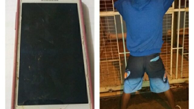 Com extensa ficha criminal, indivíduo é preso em Pires do Rio, por roubo de celular