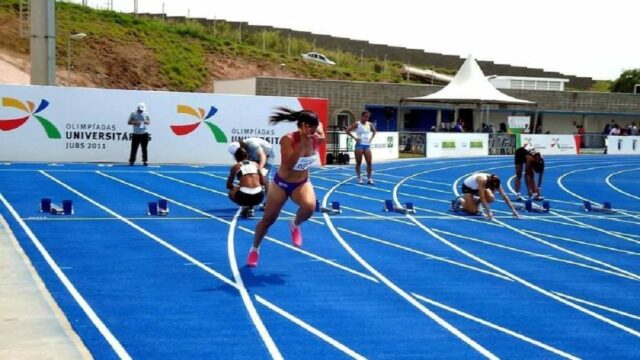 Catalana fica em primeiro lugar entre as 5 melhores marcas nos 100 metros feminino do Atletismo Goiano