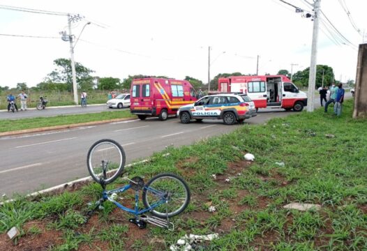 Ciclista morre atropelado por veículo em Araguari