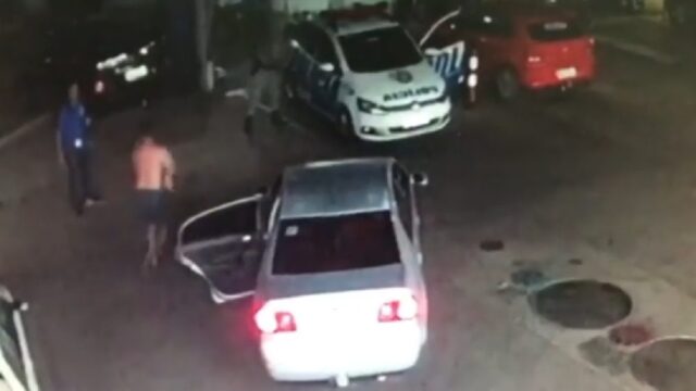 PM salva criança que havia se engasgado