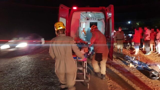 Acidente deixa vítimas gravemente feridas na GO-330, próximo a cidade de Ouvidor