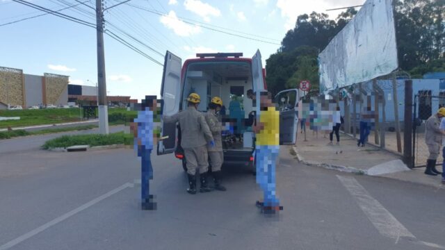 Motociclista fica ferida ao ser atingida por veículo, em Catalão